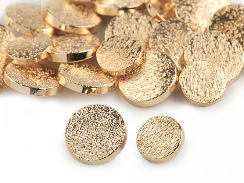 Fém gomb - 5 db/csomag Gomb, kapocs