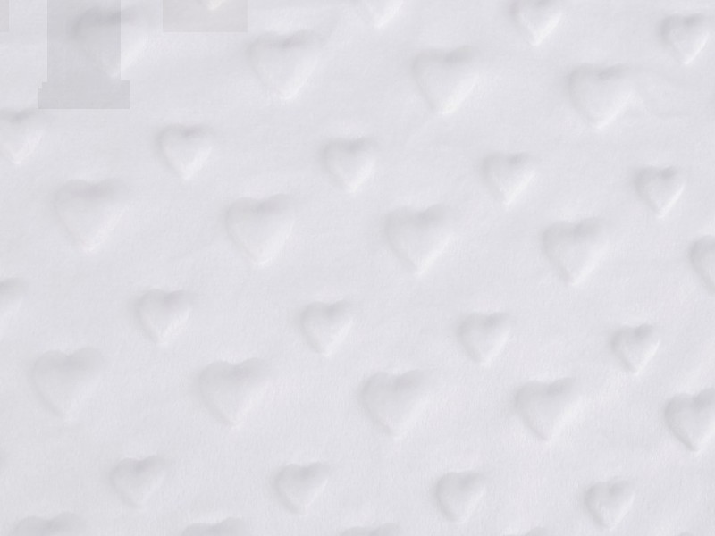 Mink 3D szív plüss anyag