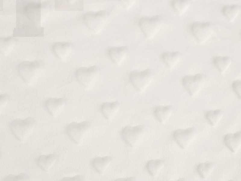 Mink 3D szív plüss anyag