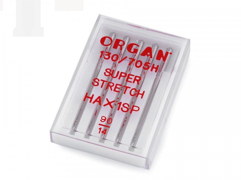   Organ háztartási varrógéptű Super stretch - 5 db/csomag Varrógéptű-, tű, varrókészlet