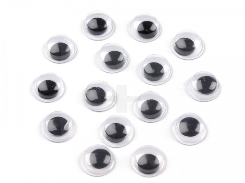 Öntapados szemek - 50 db/csomag Figurák- állatkák félkésztermék Öntapados szemek - 50 db/csomag Figurák- állatkák félkésztermék