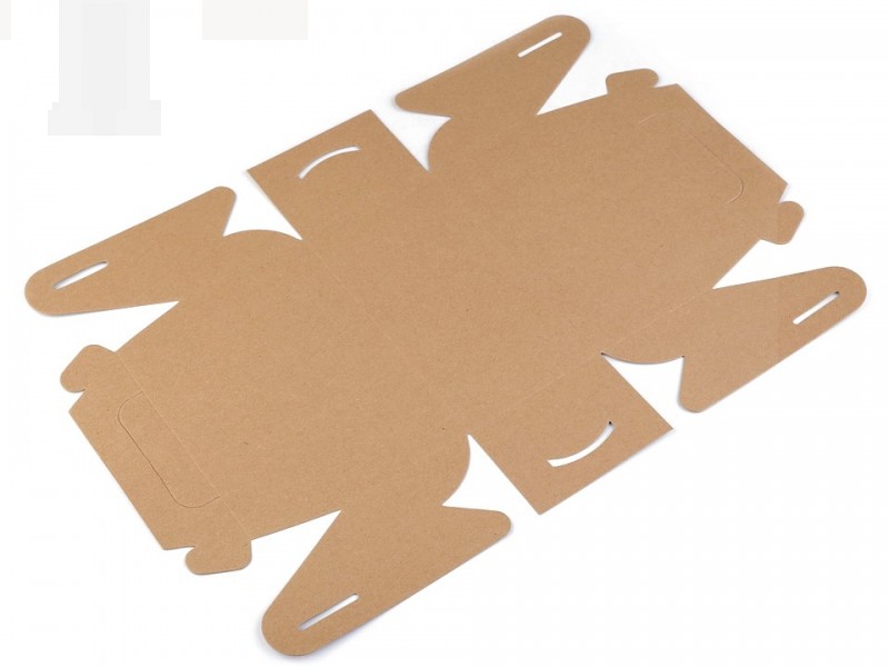 Papírdoboz natural füllel Ajándék csomagolás