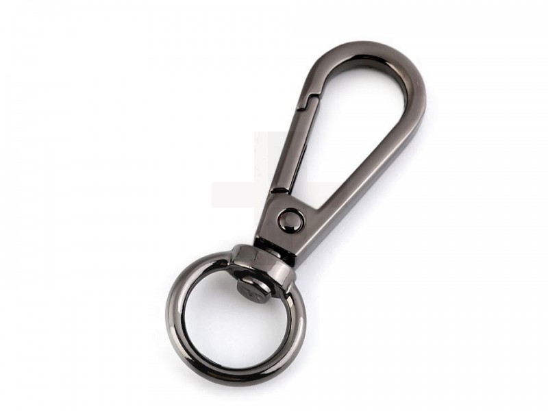 Fém karabiner - 12 mm Gomb, kapocs