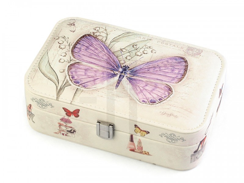Lepkés ékszerdoboz - 7x14x22 cm Ékszerdoboz, tárolás Lepkés ékszerdoboz - 7x14x22 cm Ékszerdoboz, tárolás
