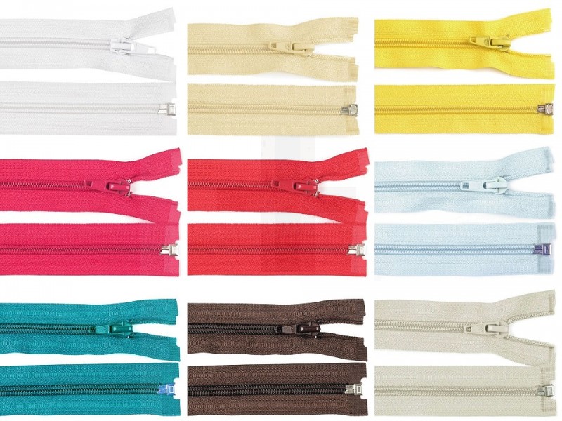 Spirál cipzár - 40 cm Cipzár,-kellék,tépőzár