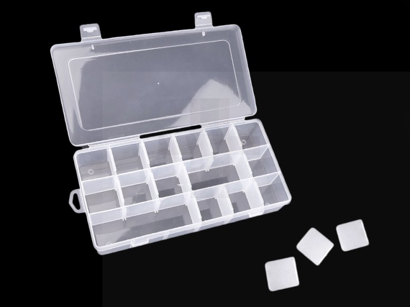 Műanyag rekeszes doboz  Eszköz, kellék