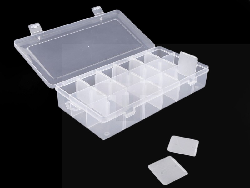 Műanyag rekeszes doboz  Eszköz, kellék