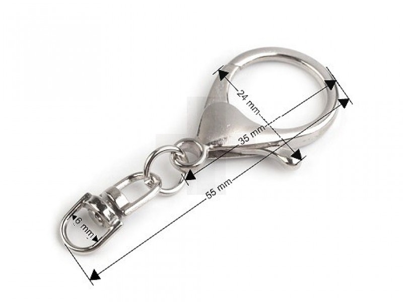 Fém karabiner - 2 db