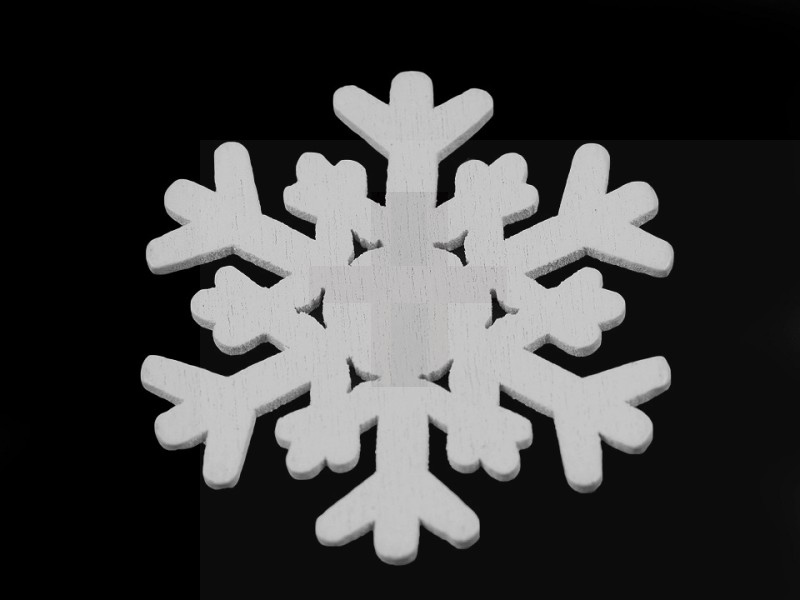 Fa hópehely - 20 db/csomag Karácsonyfa díszités Fa hópehely - 20 db/csomag Karácsonyfa díszités