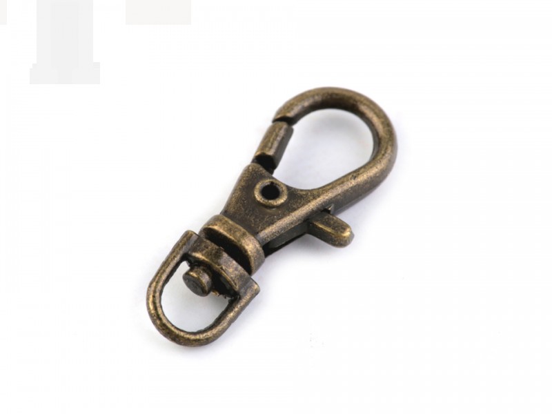 Fém karabiner 4 mm - 5 db