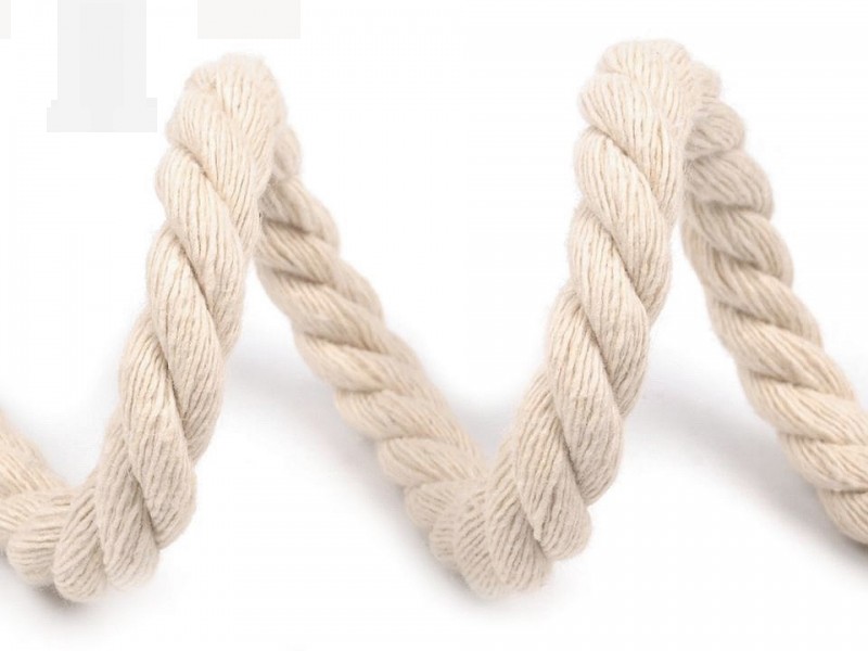 Sodrott pamut zsinór - 5 m 