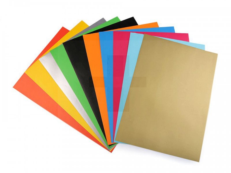 Szines öntapadós papir - 10 ív/csomag Papir,celofán,fólia