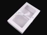 Papír doboz szalaggal - 5 db/csomag Ajándék csomagolás