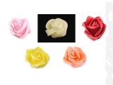 Dekorációs habszivacs rózsa - 10 db/csomag Virág, toll, növény