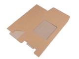  Papír doboz natural átlátszó - 10 db/csomag
