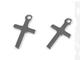 Kereszt alakú medál - 15 db/csomag Fa,üveg dísz-, kellék