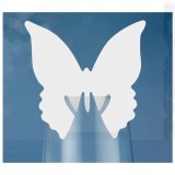    Ültető kártya pohárra pillangó - 10 db/csomag Esküvői díszítés