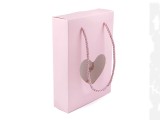 Ajándéktáska szívecskés ablakkal - 4 db/csomag Ajándék csomagolás