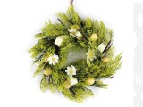 Húsvéti koszorú tojásokkal - 30 cm