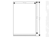 PP ragasztócsíkos celofán tasak 13x20 cm - 100 db Ajándék csomagolás