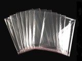 PP ragasztócsíkos celofán tasak 20x20 cm - 100 db Ajándék csomagolás