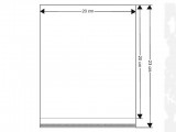 PP ragasztócsíkos celofán tasak 20x20 cm - 100 db Ajándék csomagolás