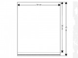 PP ragasztócsíkos celofán tasak  30x38  cm - 100 db Papir,celofán,fólia