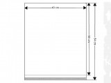 PP ragasztócsíkos celofán tasak  40x50  cm - 100 db Papir,celofán,fólia