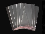 PP ragasztócsíkos celofán tasak  8x12  cm - 100 db Papir,celofán,fólia