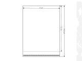PP ragasztócsíkos celofán tasak  8x12  cm - 100 db Papir,celofán,fólia