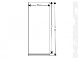 PP ragasztócsíkos celofán tasak  13x33  cm - 100 db Ajándék csomagolás