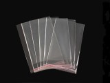 PP ragasztócsíkos celofán tasak  6x8  cm - 100 db Ajándék csomagolás