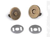 Mágneses patent 14 mm - 5 szett/csomag Gomb, kapocs