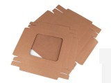 Papir doboz ablakkal - 21 x 23 cm Ajándék csomagolás