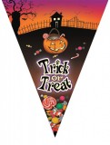 Csokit vagy csalunk zászló girland - 5 méter Halloween