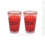 STAMPEDLIS POHÁR CSURGÓ VÉRREL - 2 db Halloween