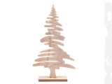 Dekorációs karácsonyfa glitteres - 26,5 cm