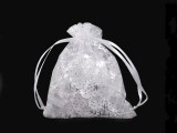      Ajándék zsák 9x11 cm organza -5 db/csomag Ajándék csomagolás