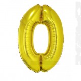 Óriás szám fólia lufi - 102 cm Szilveszter