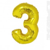 Óriás szám fólia lufi - 102 cm Szilveszter