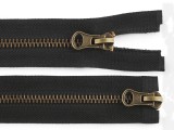  Fém cipzár 2 kocsis - 70 cm
