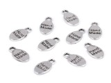 Fém Hand Made medál - 10 db/csomag Medál-, bross