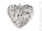 Medailon szív szelence Medál-, bross