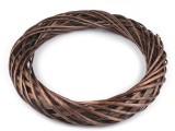 Fonott koszorú 34 cm - Sötétbarna Koszorú