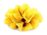 Szifon virág 80 mm - Sárga Vasalható, varrható kellék