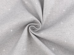 Dekorációs anyag lurexel - Ezüst Karácsonyi textil
