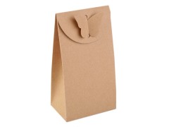 Papírdoboz natural ablakkal - 10 db/csomag Ajándék csomagolás