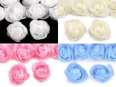   Művirág rózsa - 4 db/csomag Esküvői díszítés