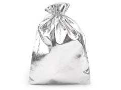 Ajándéktasak szett ezüst - 10 db/csomag Ajándék csomagolás