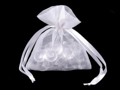Ajándék zsákocska 8x10,5 cm organza Ajándék csomagolás